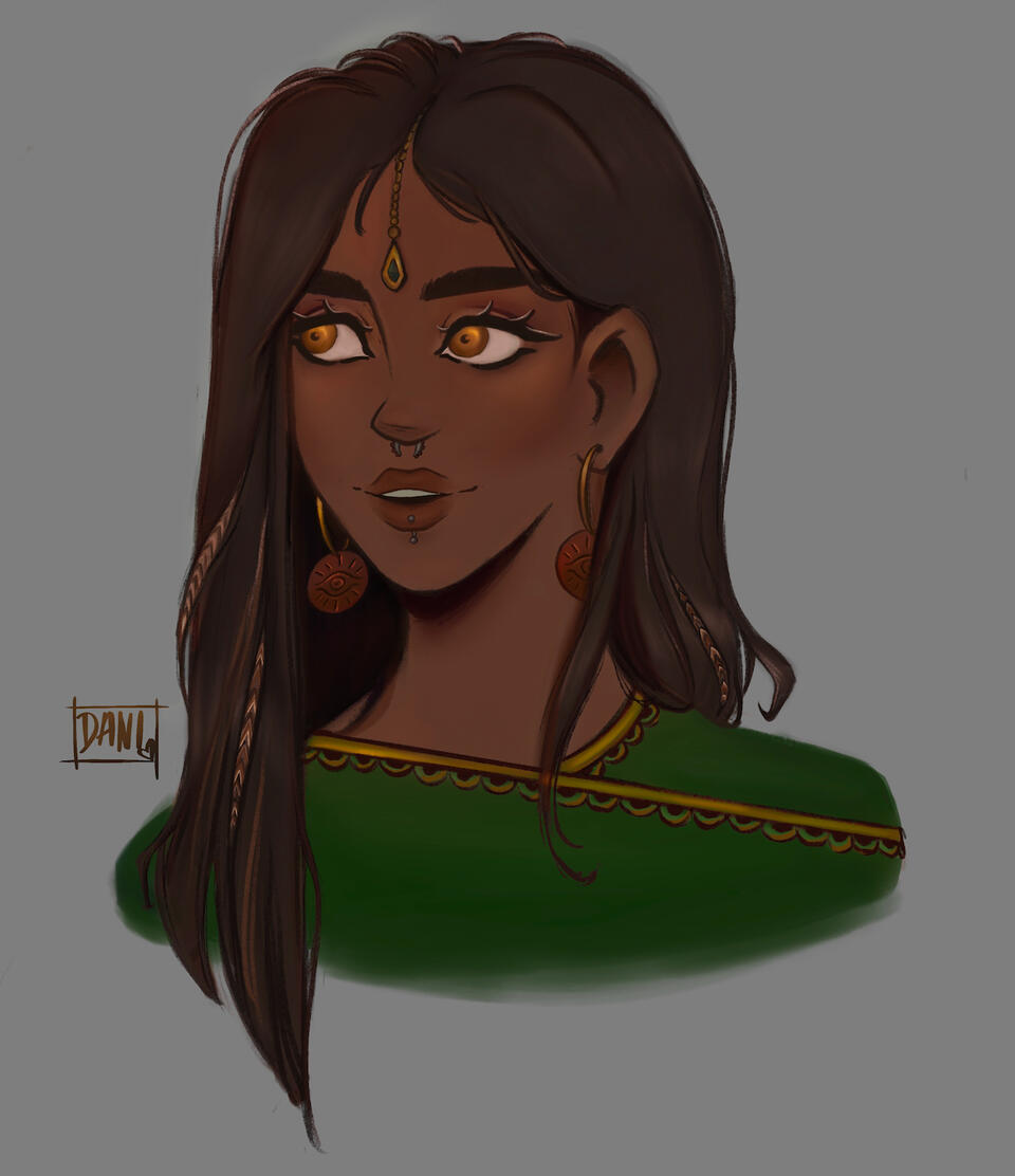 Fanart of Evie, 80$.